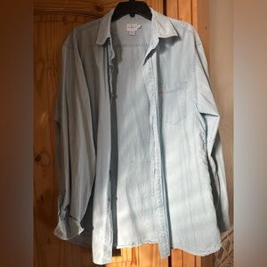 Calvin Klein Jeans Light Blue Button-Up Shirt